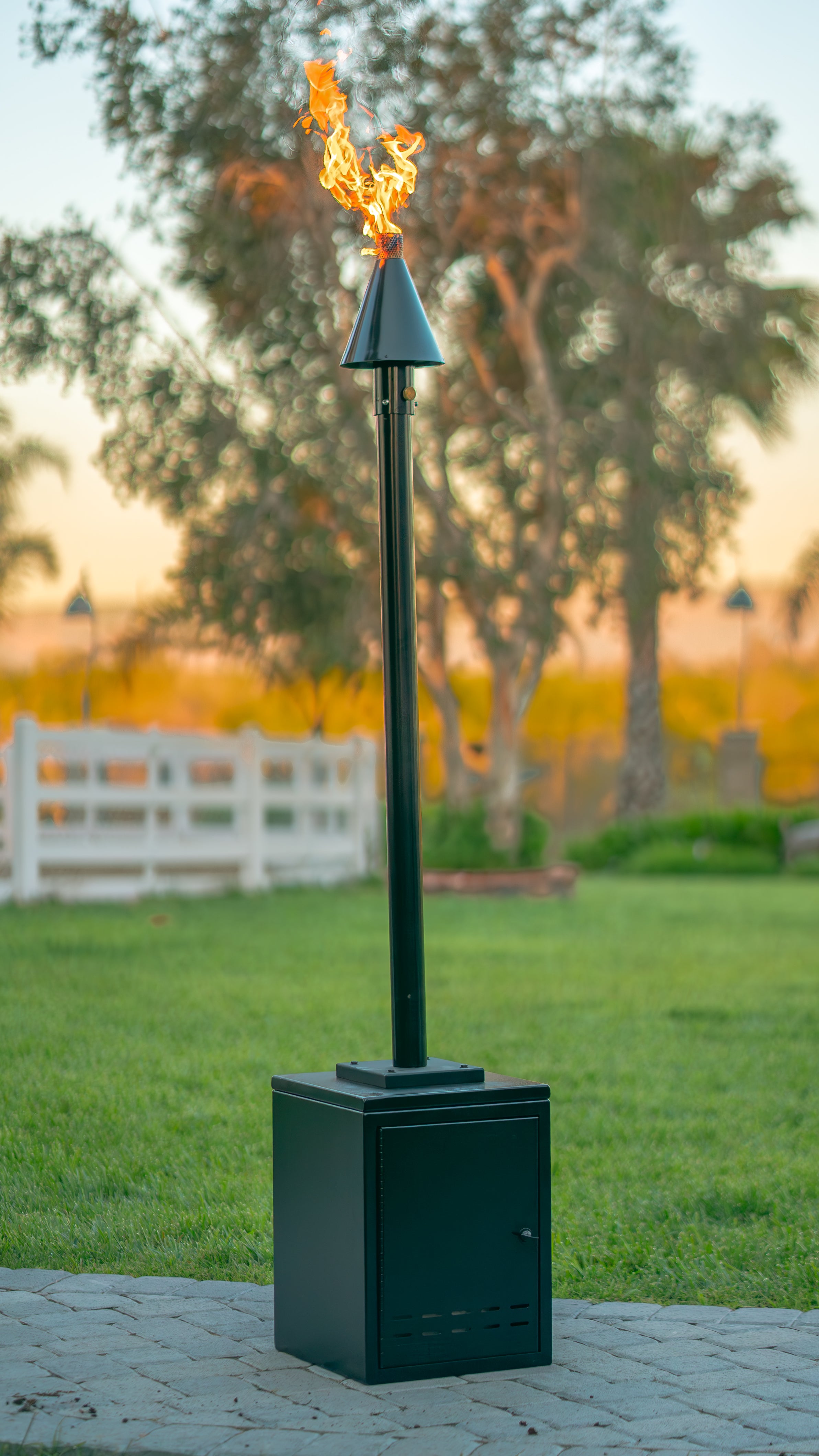 The Outdoor Plus - Tiki Portable Propane Storage Enclosure and Stand