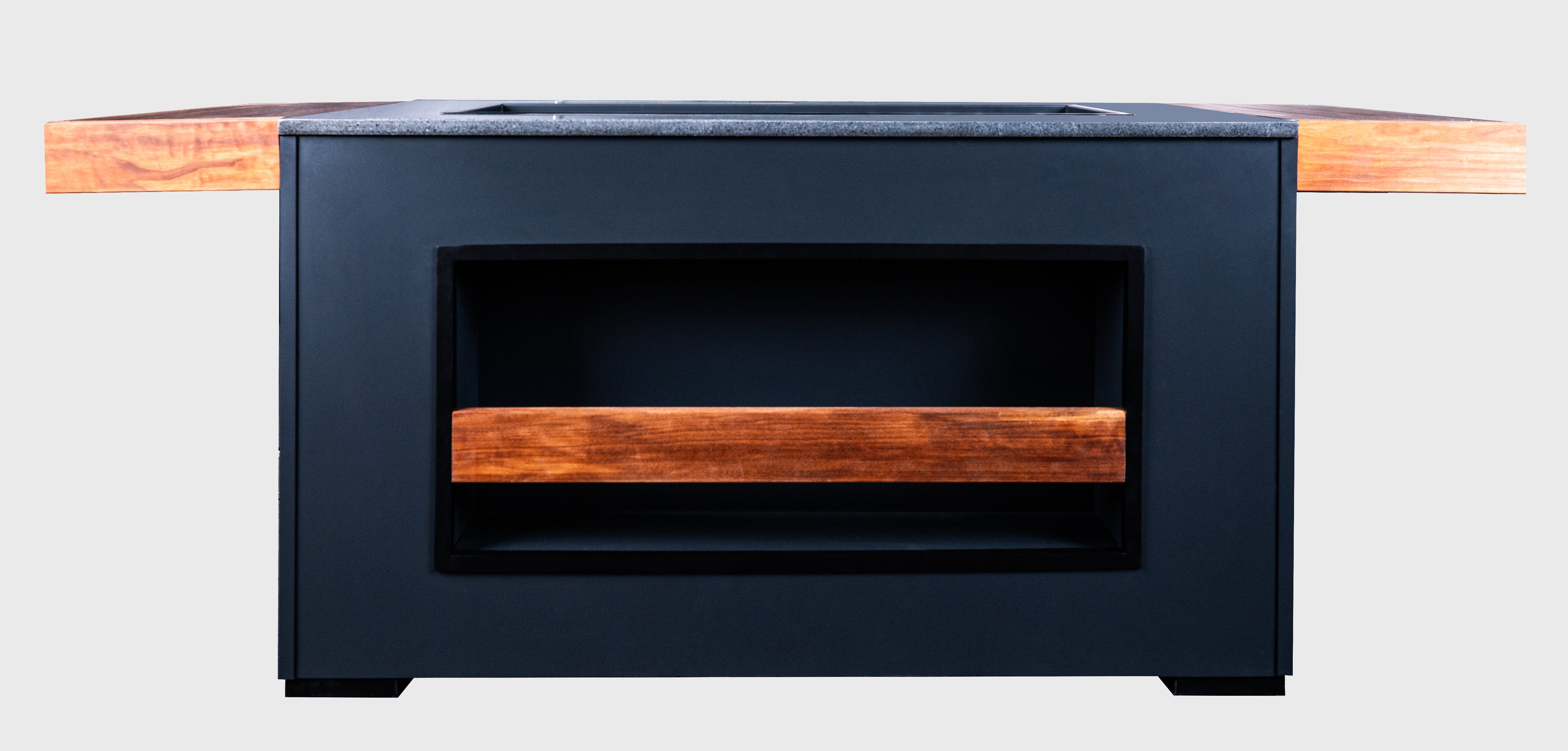 Grillandia Bar Trolley Outdoor Bar Cart with Ice Bucket & Granite Worktop