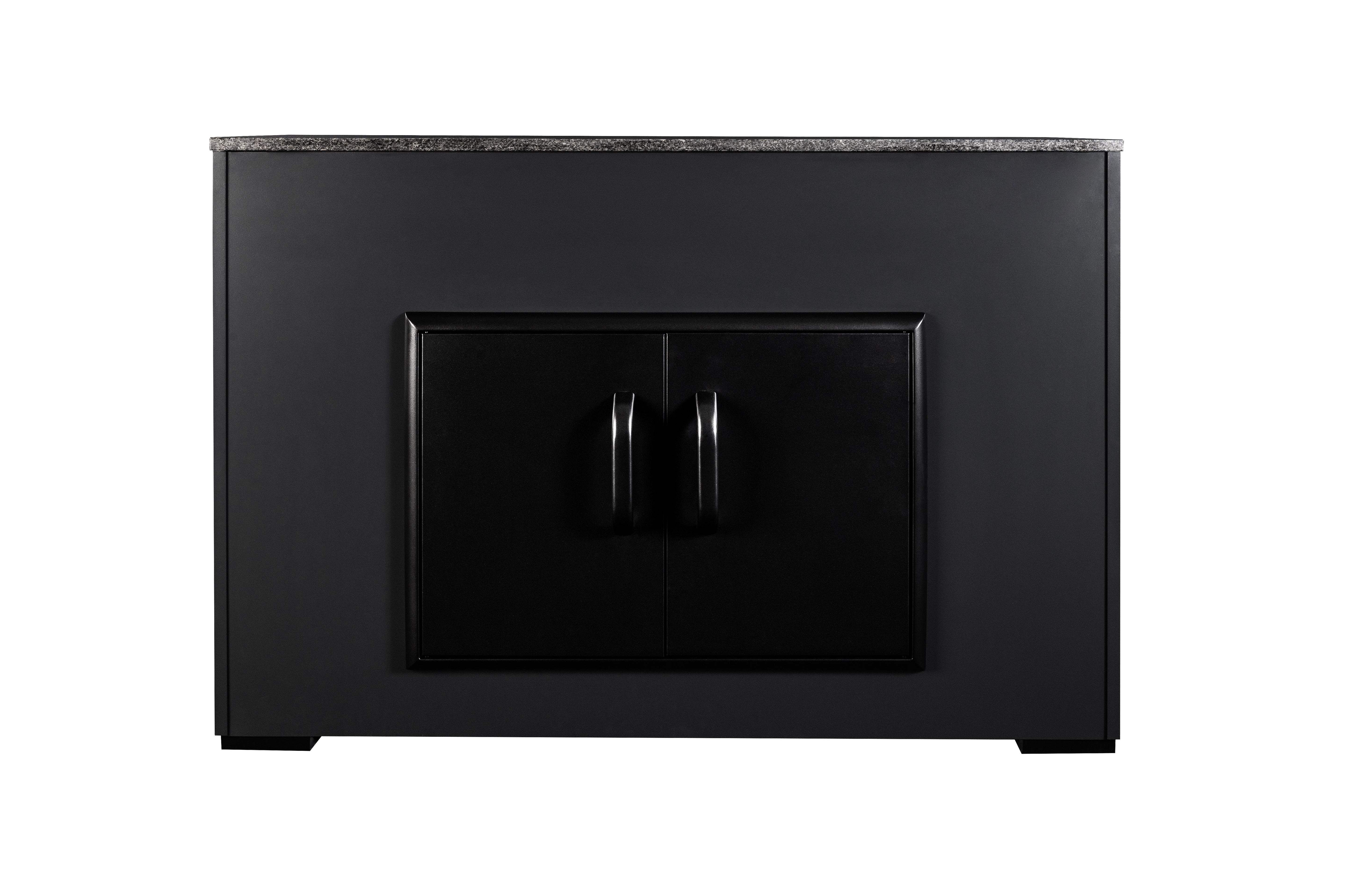 Grillandia Cosy Cabinet Outdoor Kitchen Storage Unit – Granite Worktop & Stainless Steel Doors