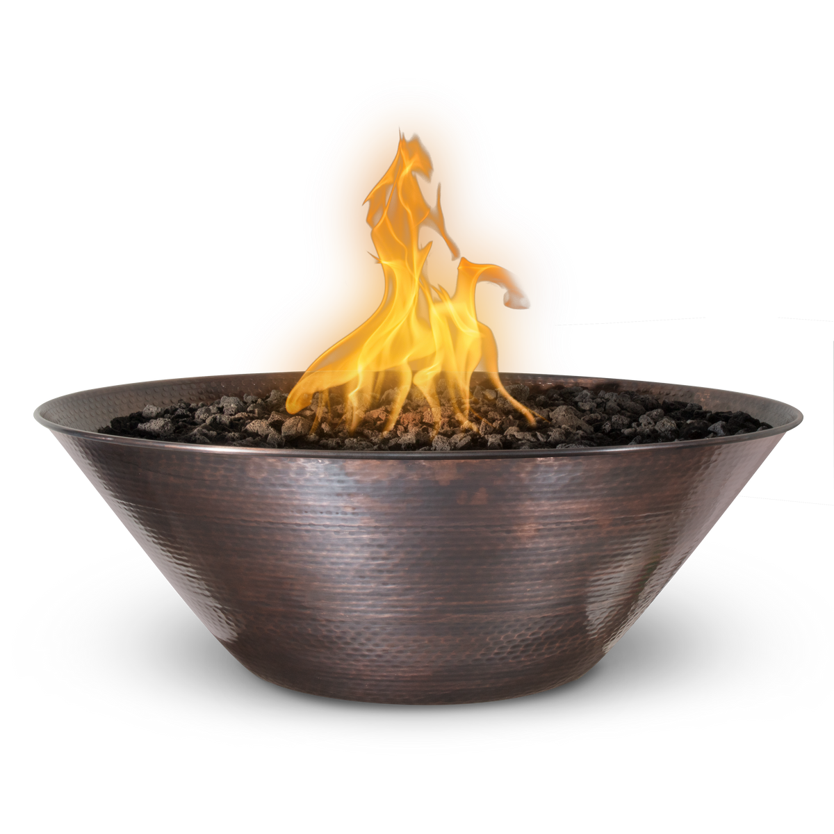 The Outdoor Plus 31" Remi Hammered Copper Fire Bowl