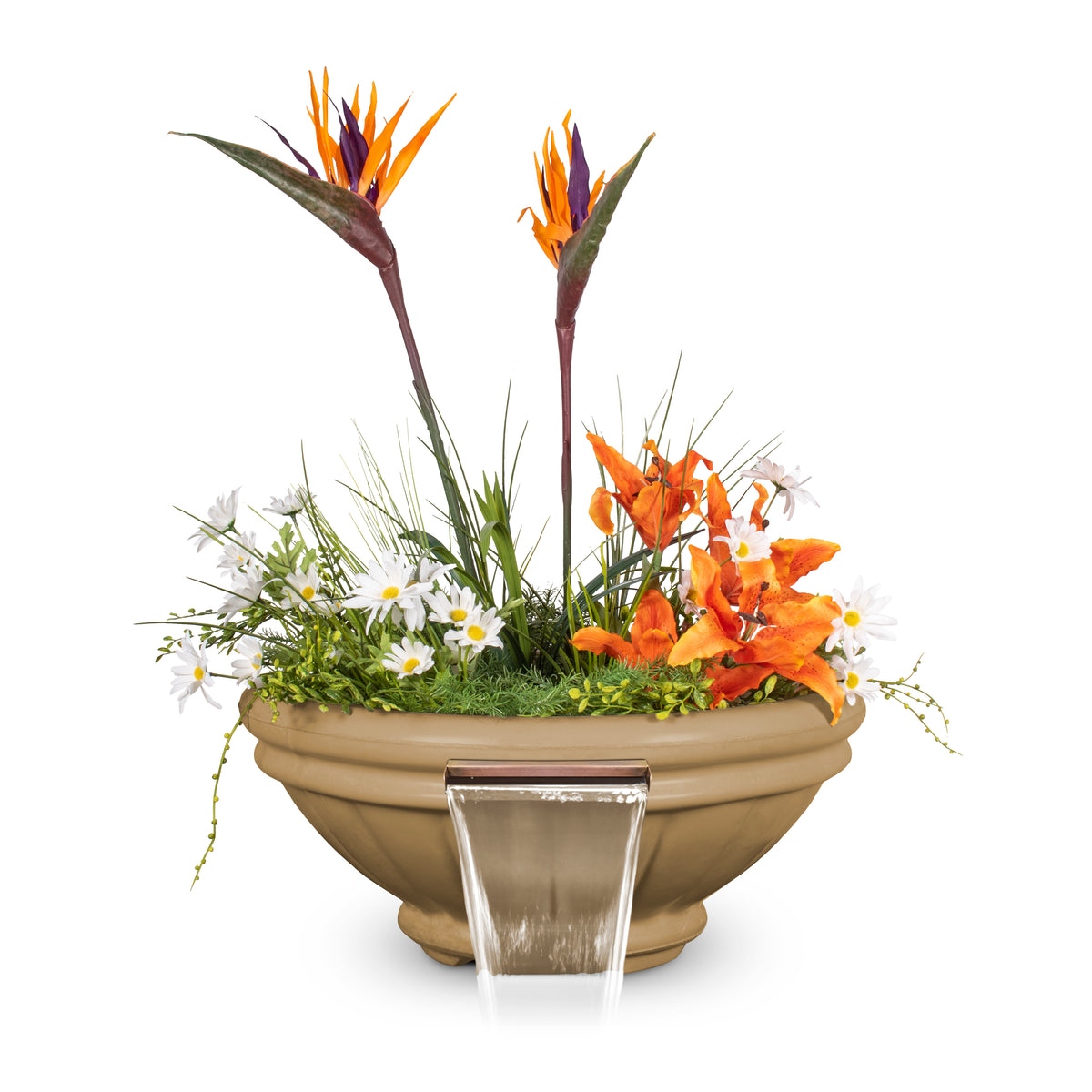 The Outdoor Plus Roma GFRC – Planter & Water Bowl