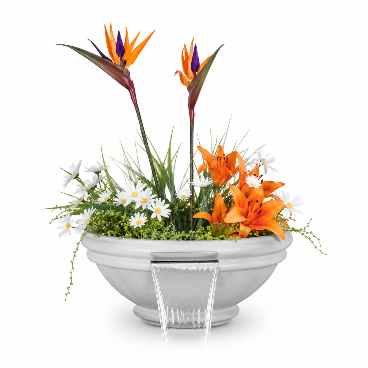 The Outdoor Plus Roma GFRC – Planter & Water Bowl