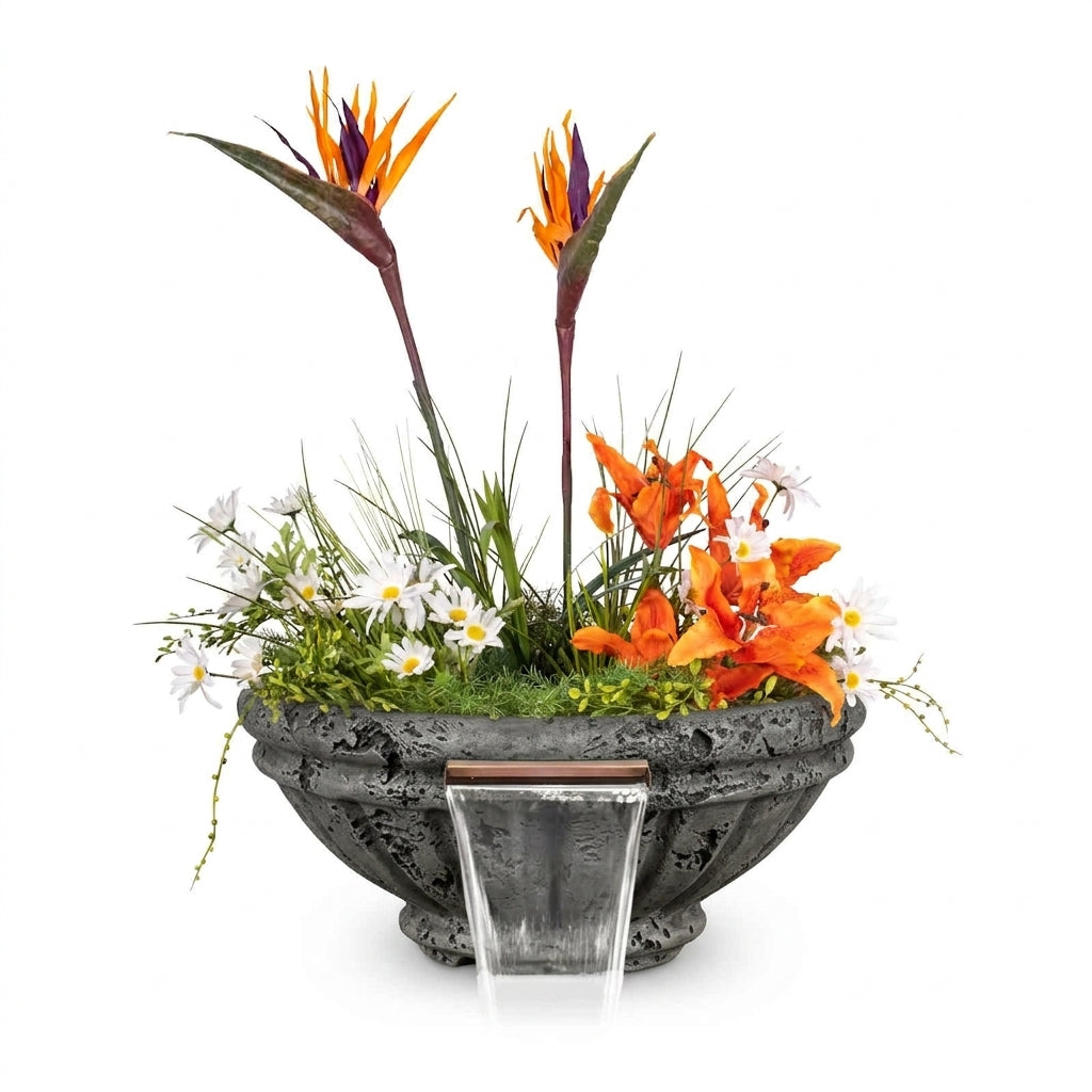 The Outdoor Plus Roma GFRC – Planter & Water Bowl