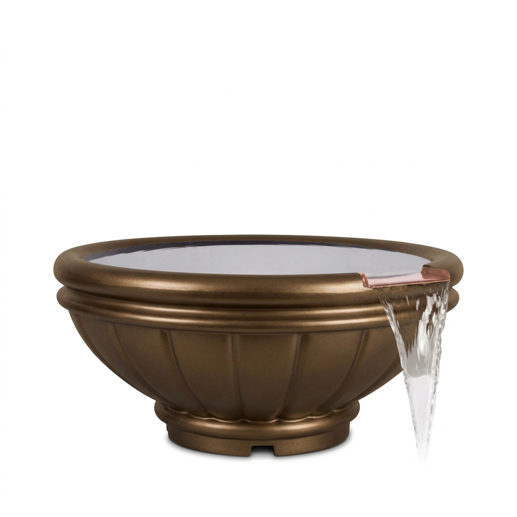 Roma bowl in Metallic Bronze