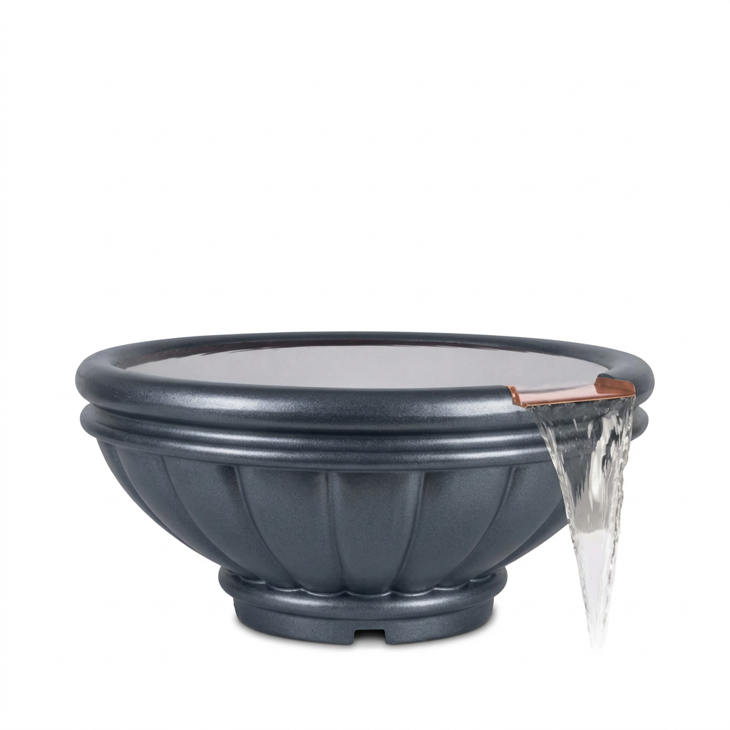 Roma bowl in Metallic Slate