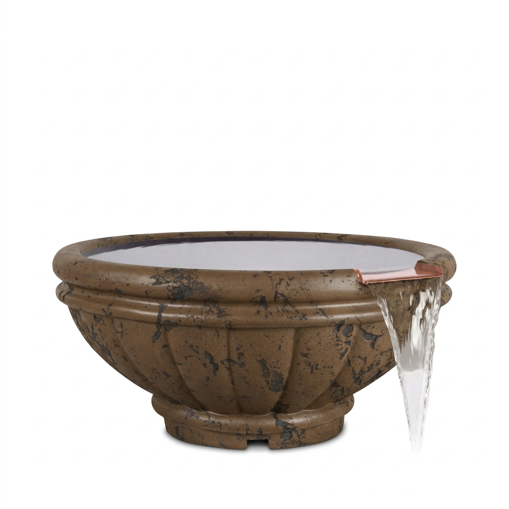 Roma bowl in Rustic Coffee