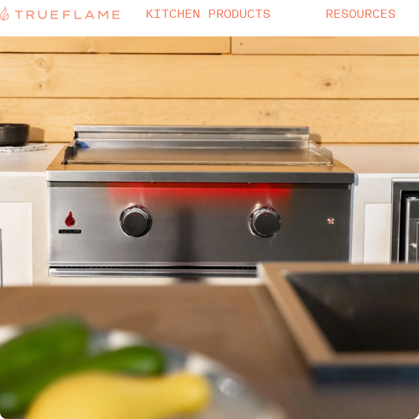 TrueFlame 30" Griddle Grill