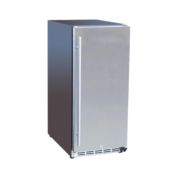 15" Outdoor Rated Refrigerator with Glass or Stainless Steel Door and Handle