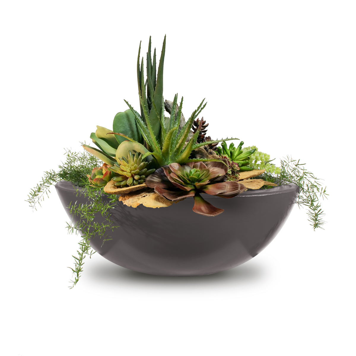 The Outdoor Plus Sedona Planter Bowl – GFRC Concrete