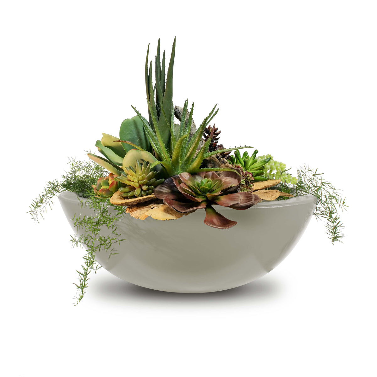 The Outdoor Plus Sedona Planter Bowl – GFRC Concrete