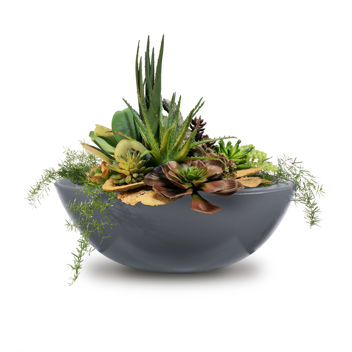 The Outdoor Plus Sedona Planter Bowl – GFRC Concrete