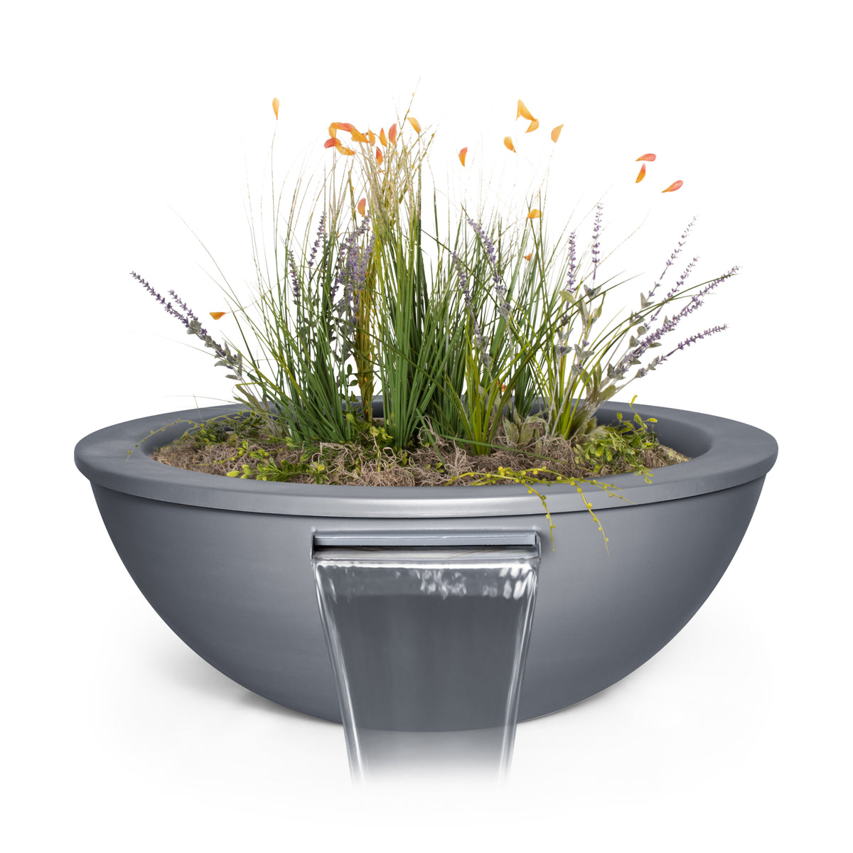 The Outdoor Plus Sedona Planter & Water Bowl – Powder Coat