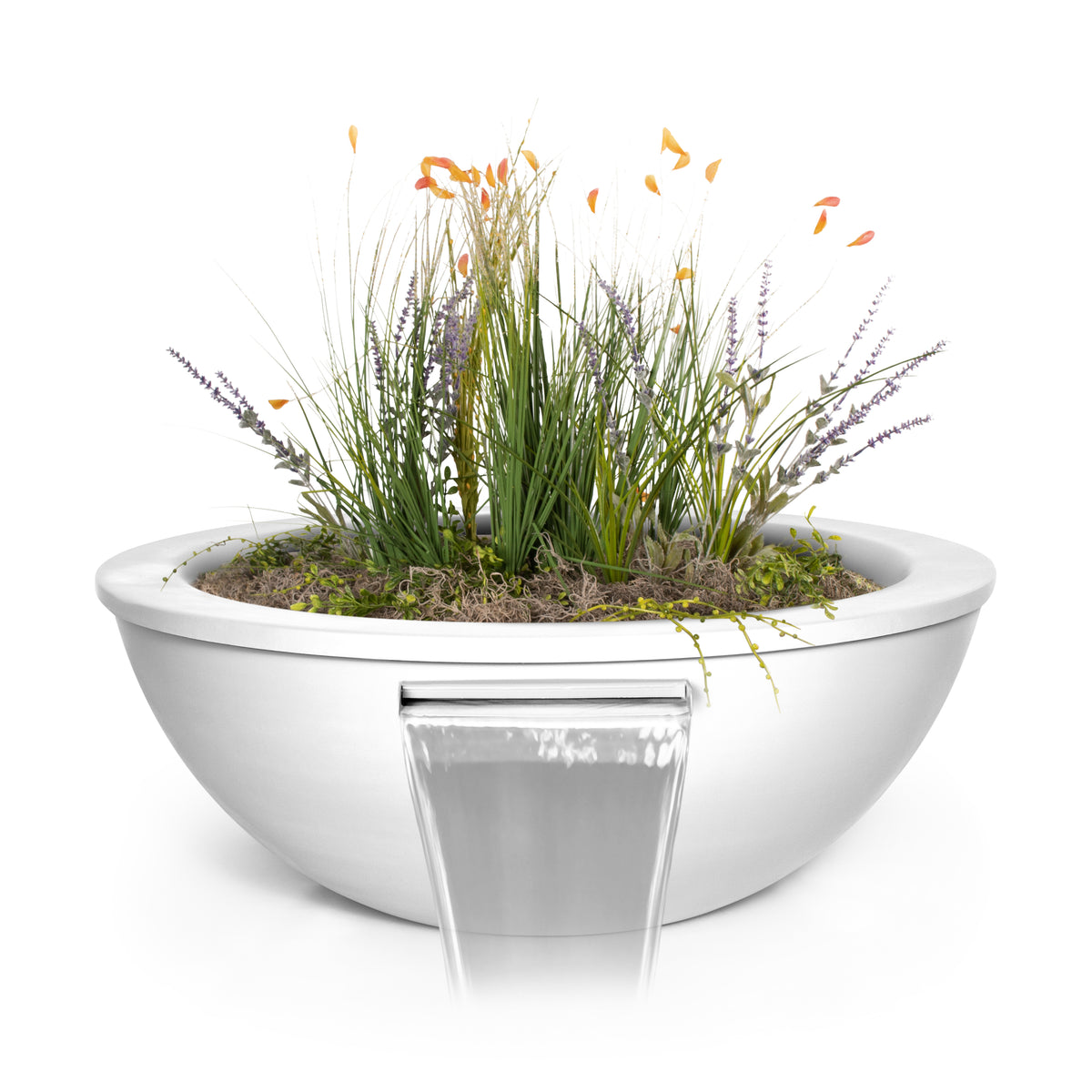 The Outdoor Plus Sedona Planter & Water Bowl – Powder Coat