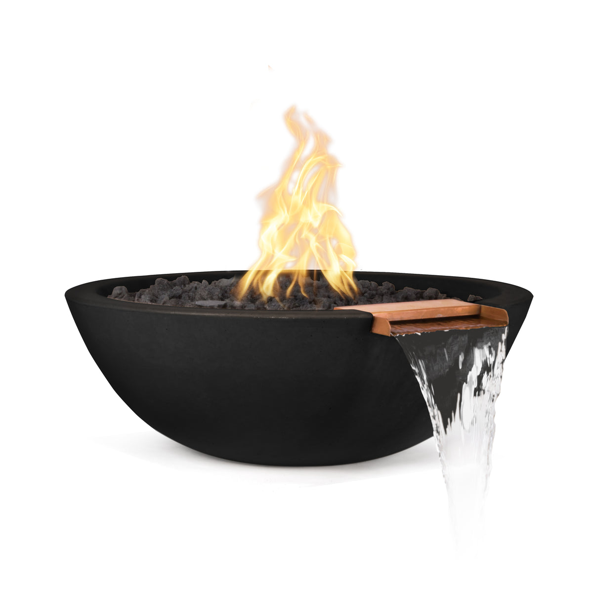The Outdoor Plus 27" Sedona Fire & Water Bowl – GFRC Concrete