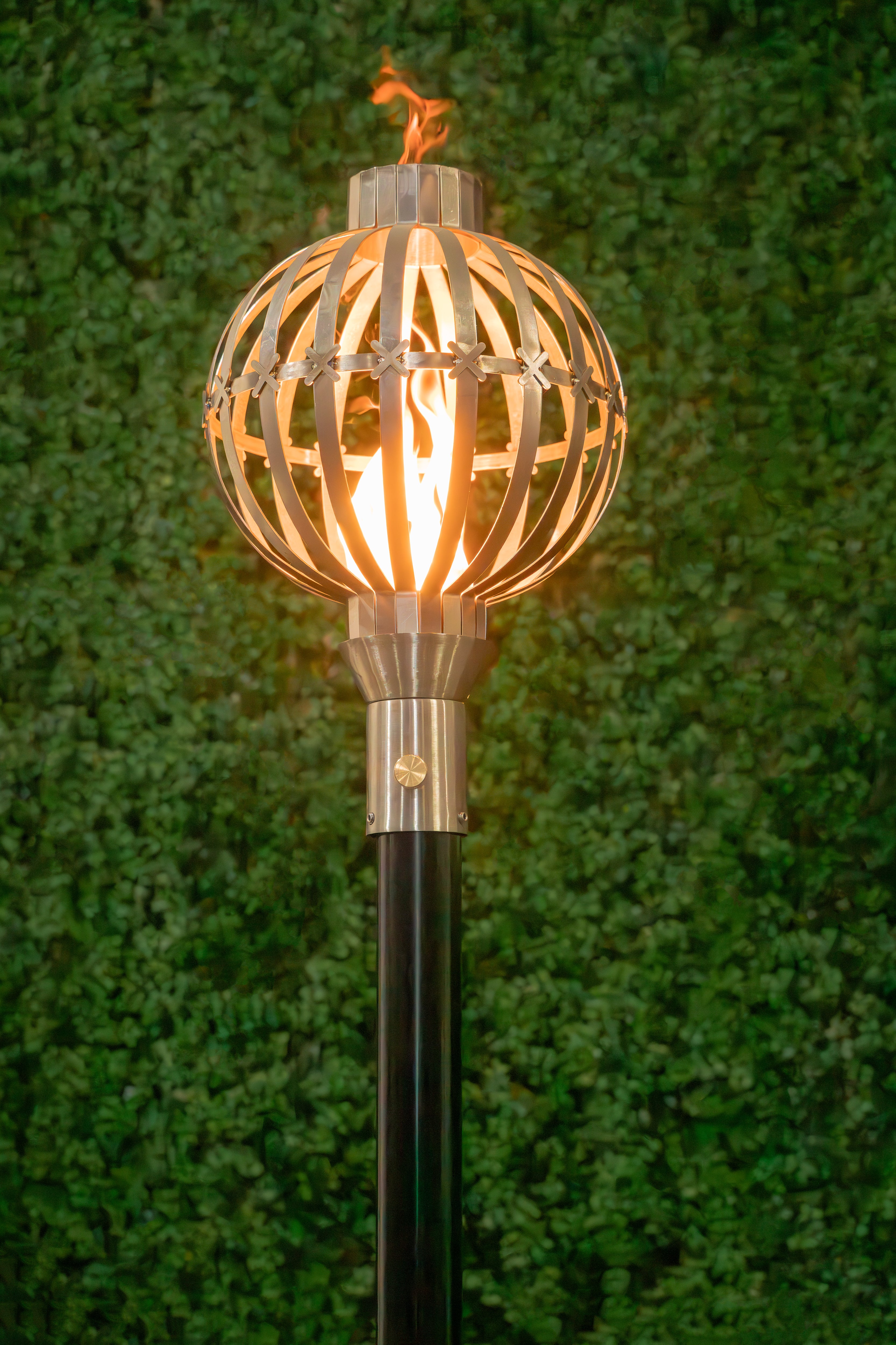 The Outdoor Plus - Globe Original Torch & Post Complete - Stainless Steel