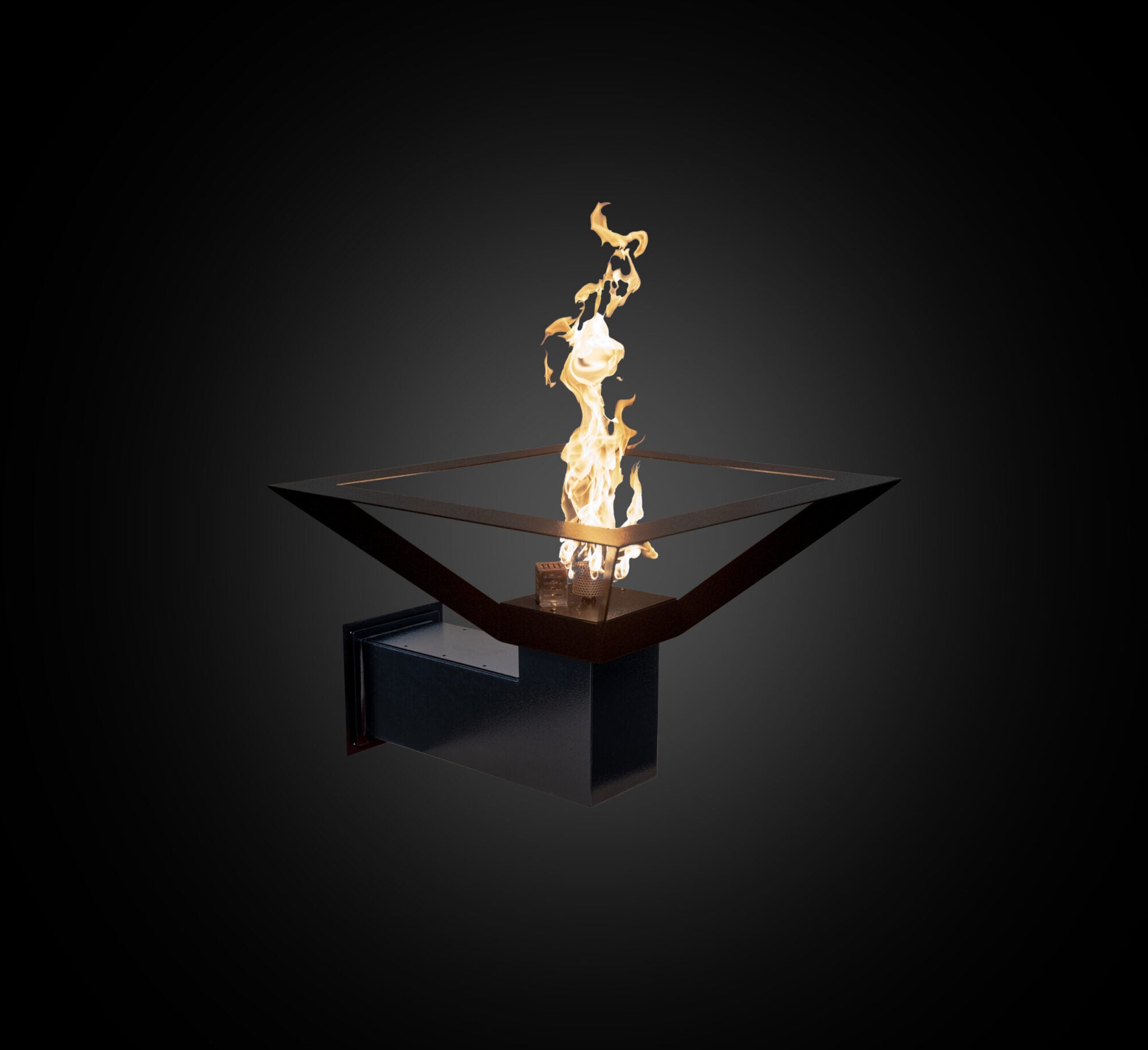 The Outdoor Plus Maverick Wall Mounted Fire Torch - Metal Powder Coated