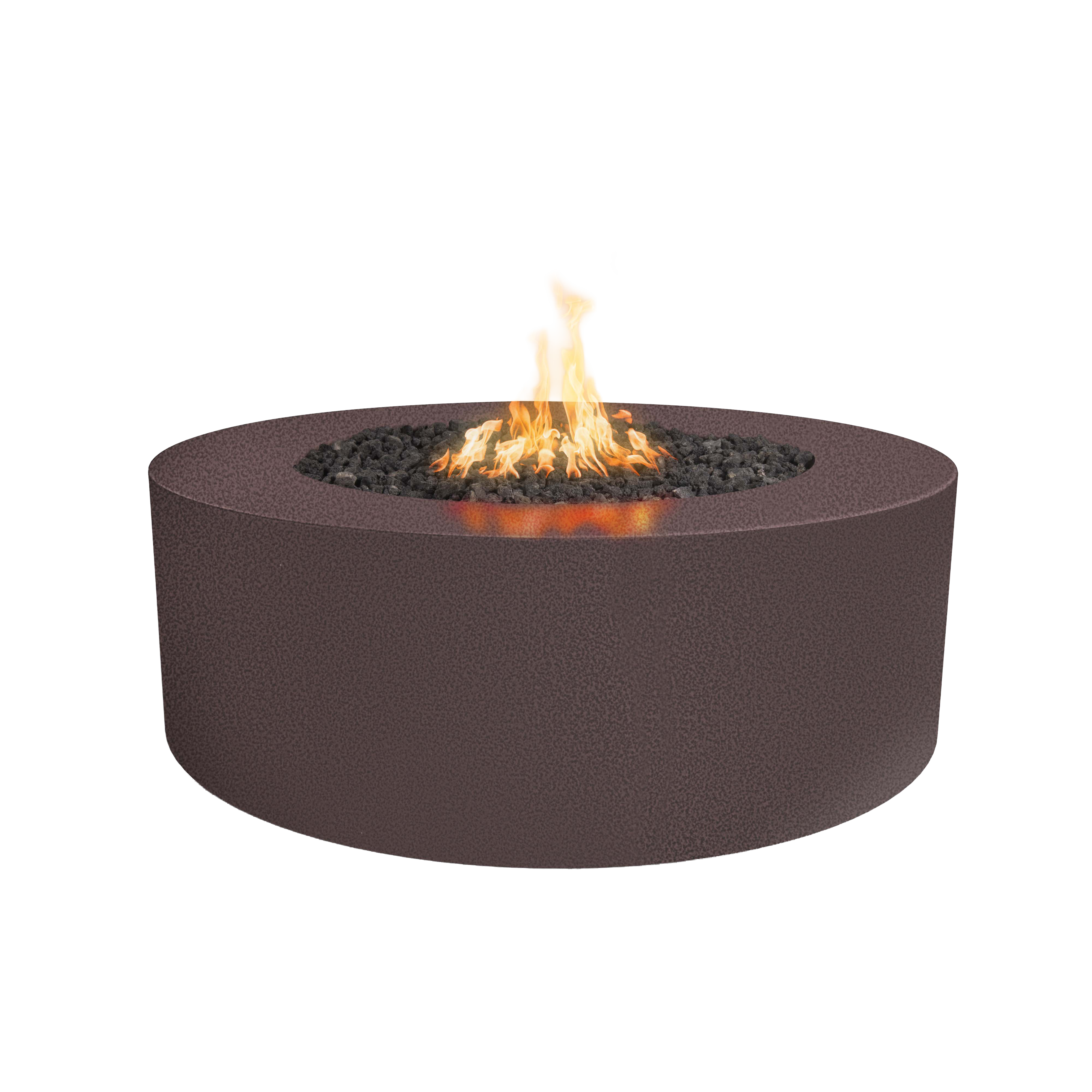 The Outdoor Plus - Unity Fire Pit – Powder Coated Steel - 18" Tall -Match Lit with Flame Sense System | Copper Vein Powder Coat