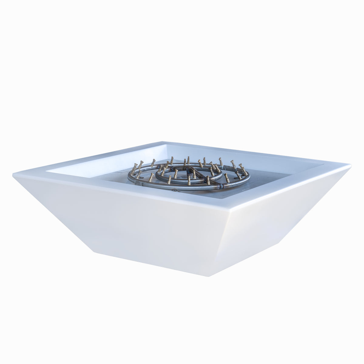 The Outdoor Plus Maya Square GFRC Fire Bowl