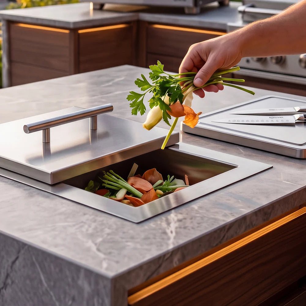 Videl USA - Stainless Steel ( Premium) Trash Chute