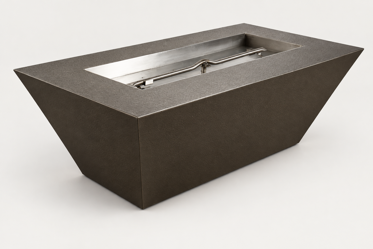 Atlantic fire pit in Bronze Hammertone