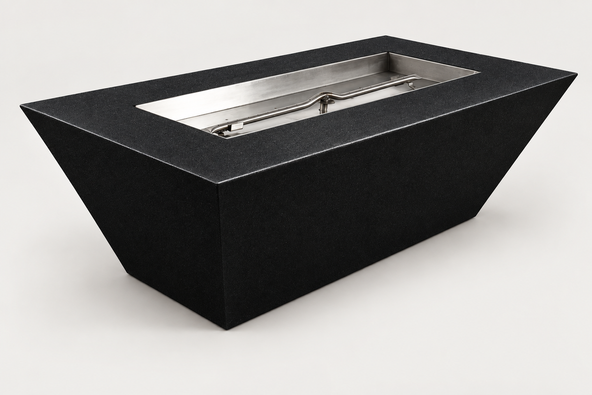 Atlantic fire pit in Onyx Black