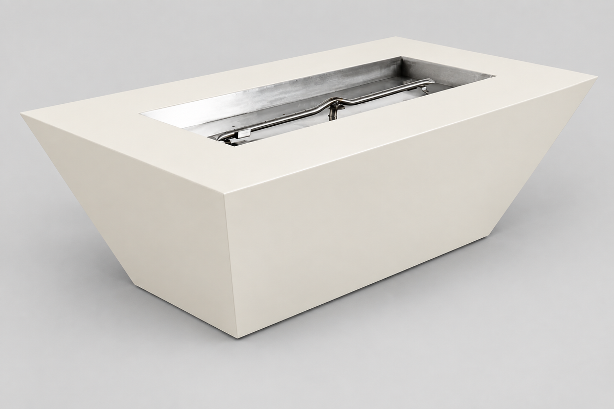 Atlantic fire pit in Soft White