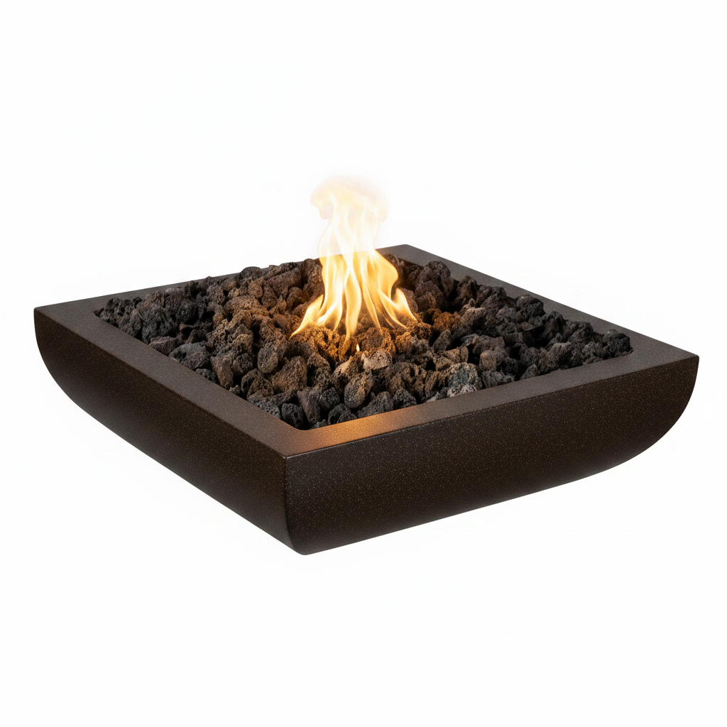 Avalon Fire Bowl - Java Powder Coat