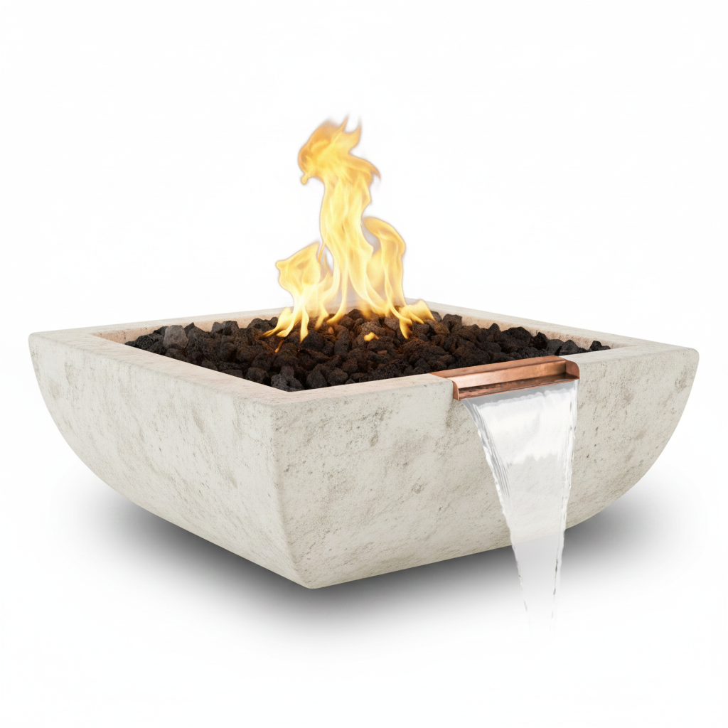 Avalon Fire & Water – Rustic White