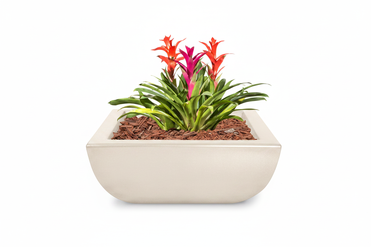 Avalon GFRC Planter – Metallic Pearl