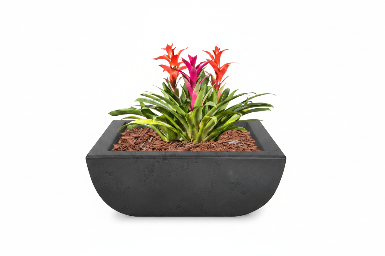 Avalon GFRC Planter – Rustic Gray