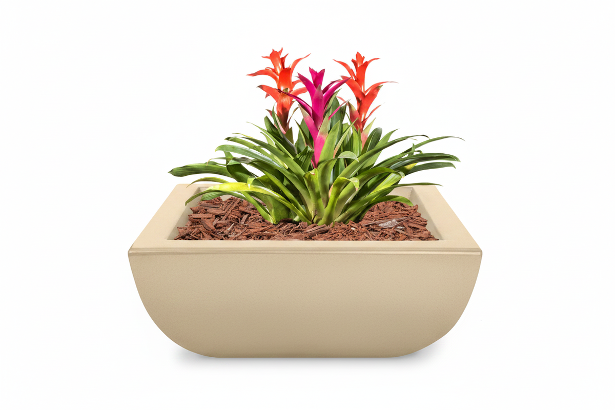 Avalon GFRC Planter – Vanilla
