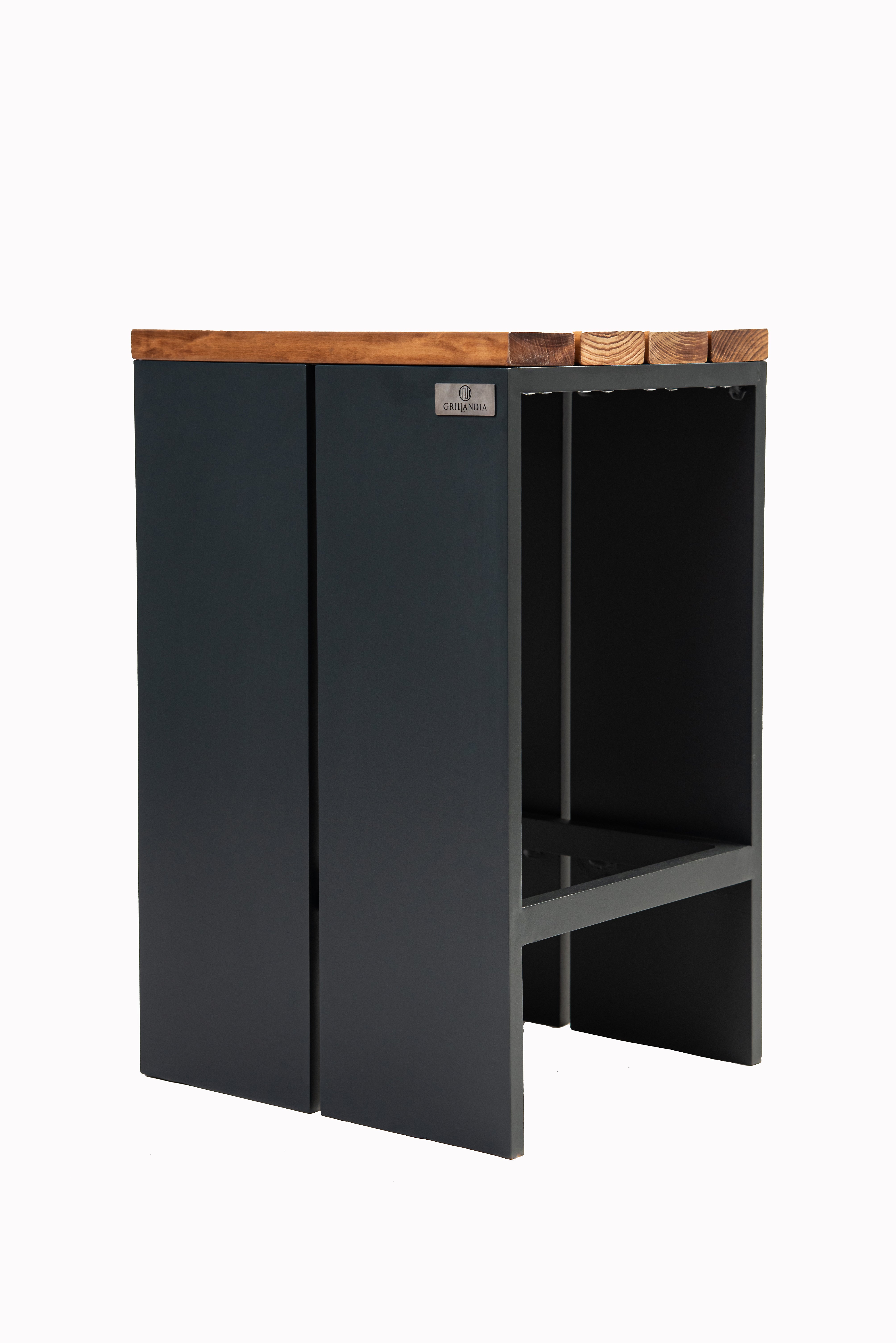 Grillandia Bar Unit Outdoor Kitchen Module with Stools & Granite Countertop