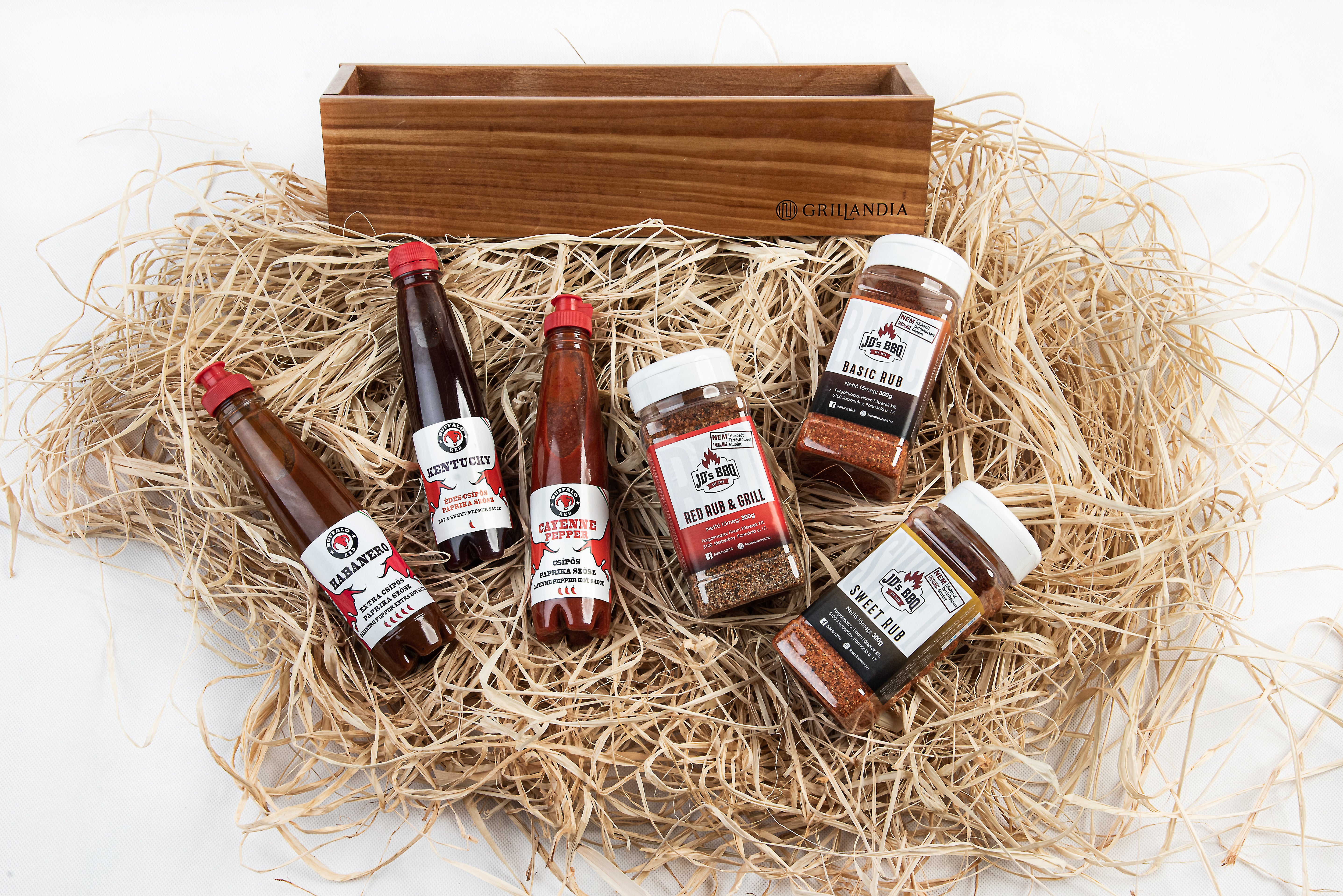 Grillandia BBQ Sauce & Spice Box Outdoor Kitchen Accessory – Stainless Steel Storage