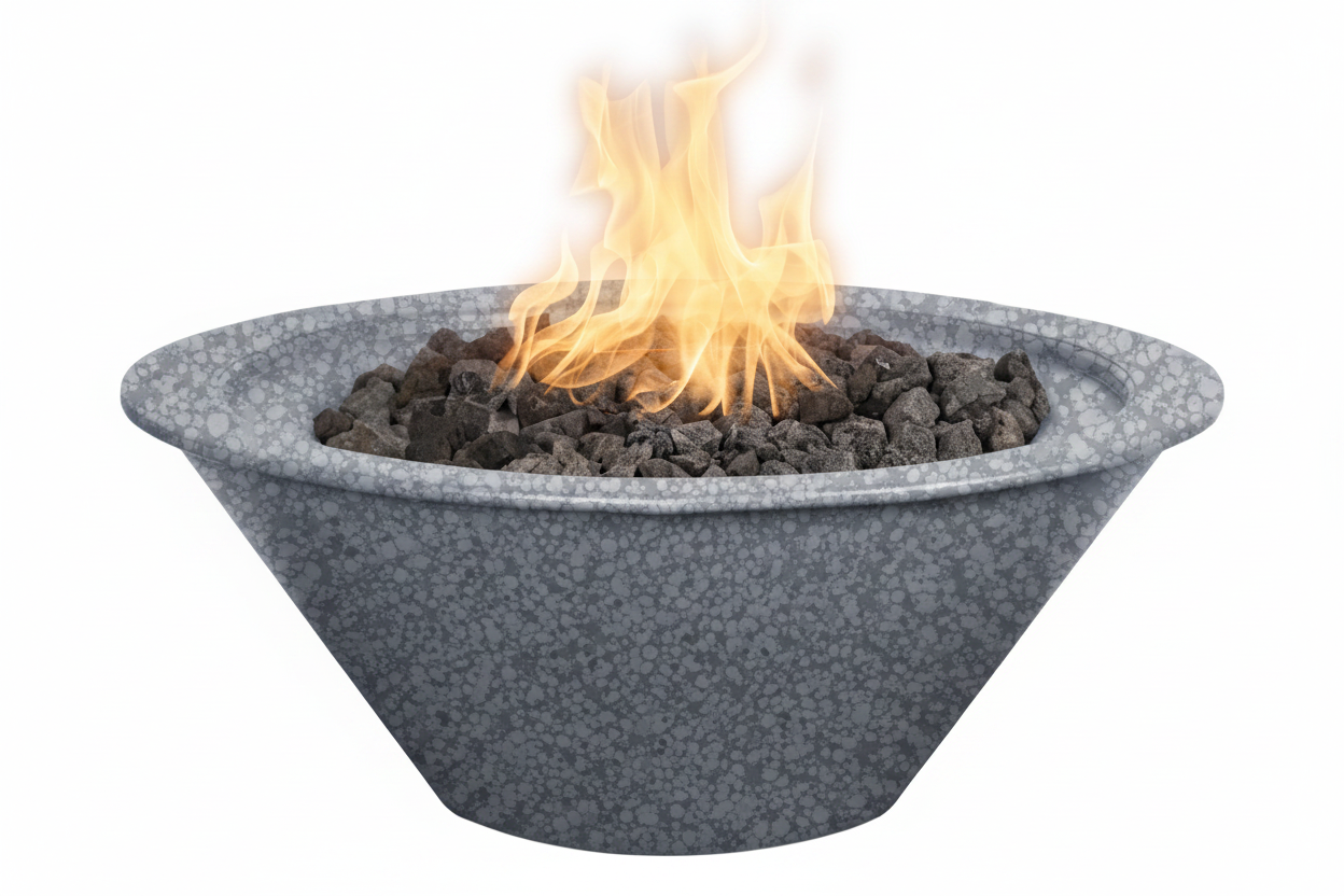 Cazo Fire Bowl - Gray Vein