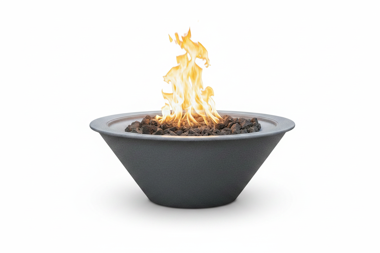 Cazo Fire Bowl - Rock Gray
