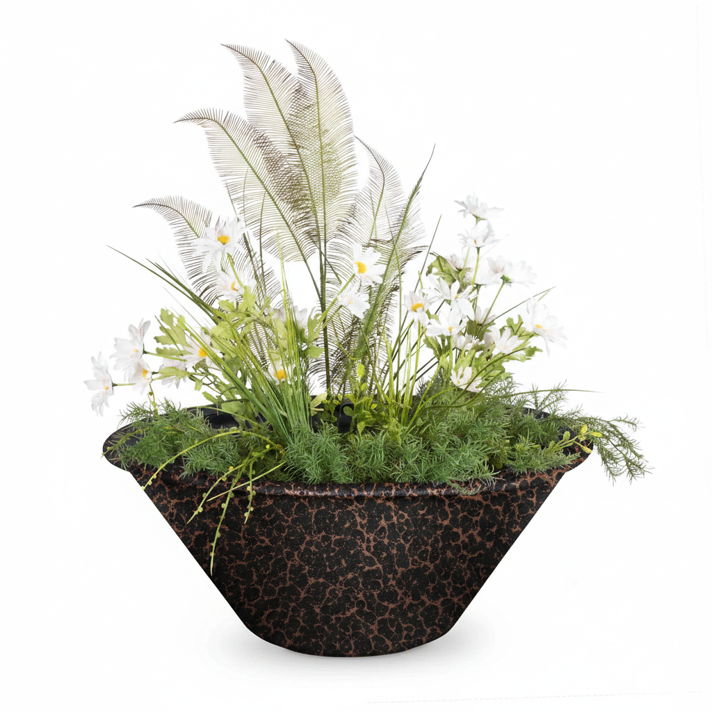 Cazo Planter Bowl - Copper Vein