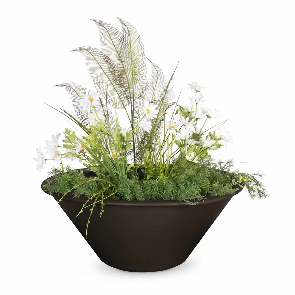 Cazo Planter Bowl - Empire Bronze
