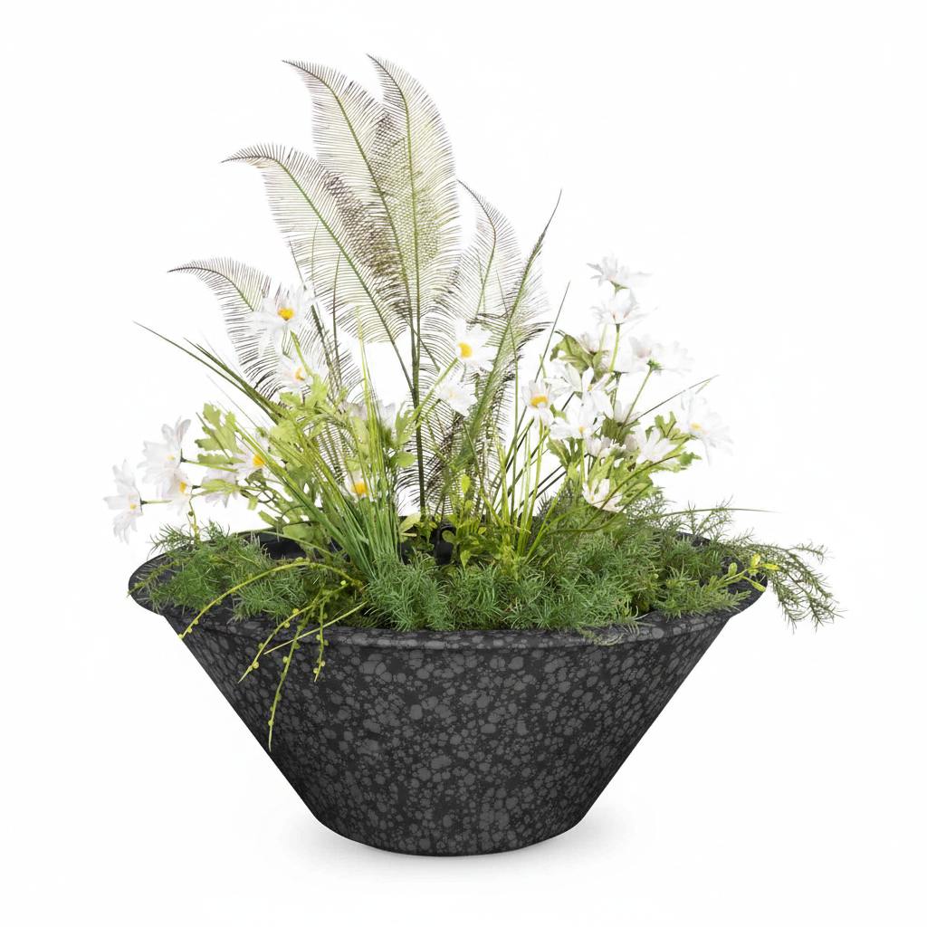 Cazo Planter Bowl - Gray Vein