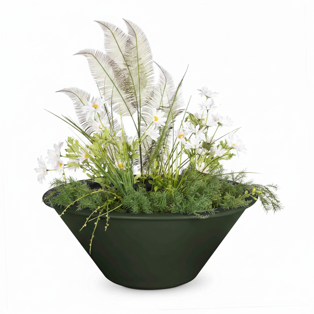 Cazo Planter Bowl - Olive Green