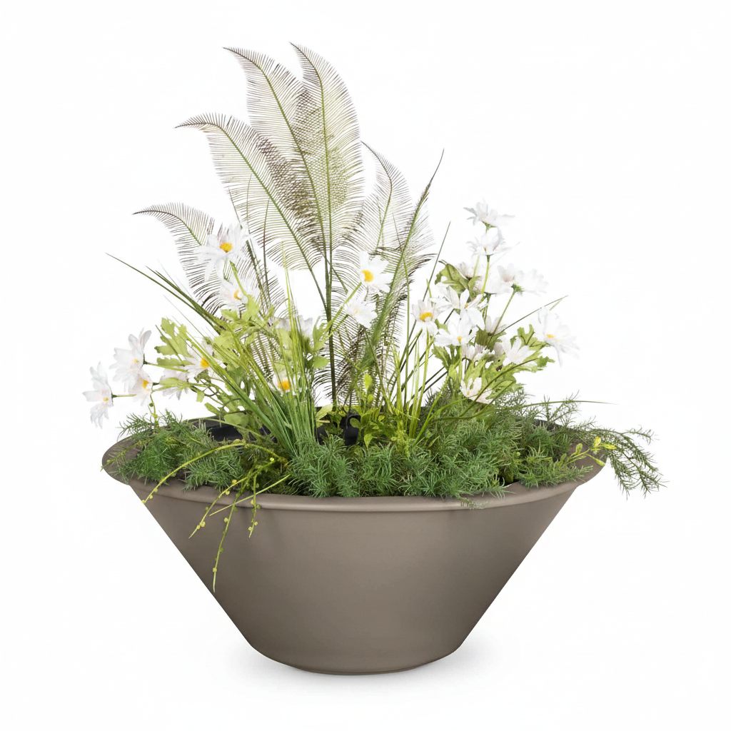 Cazo Planter Bowl - Pewter