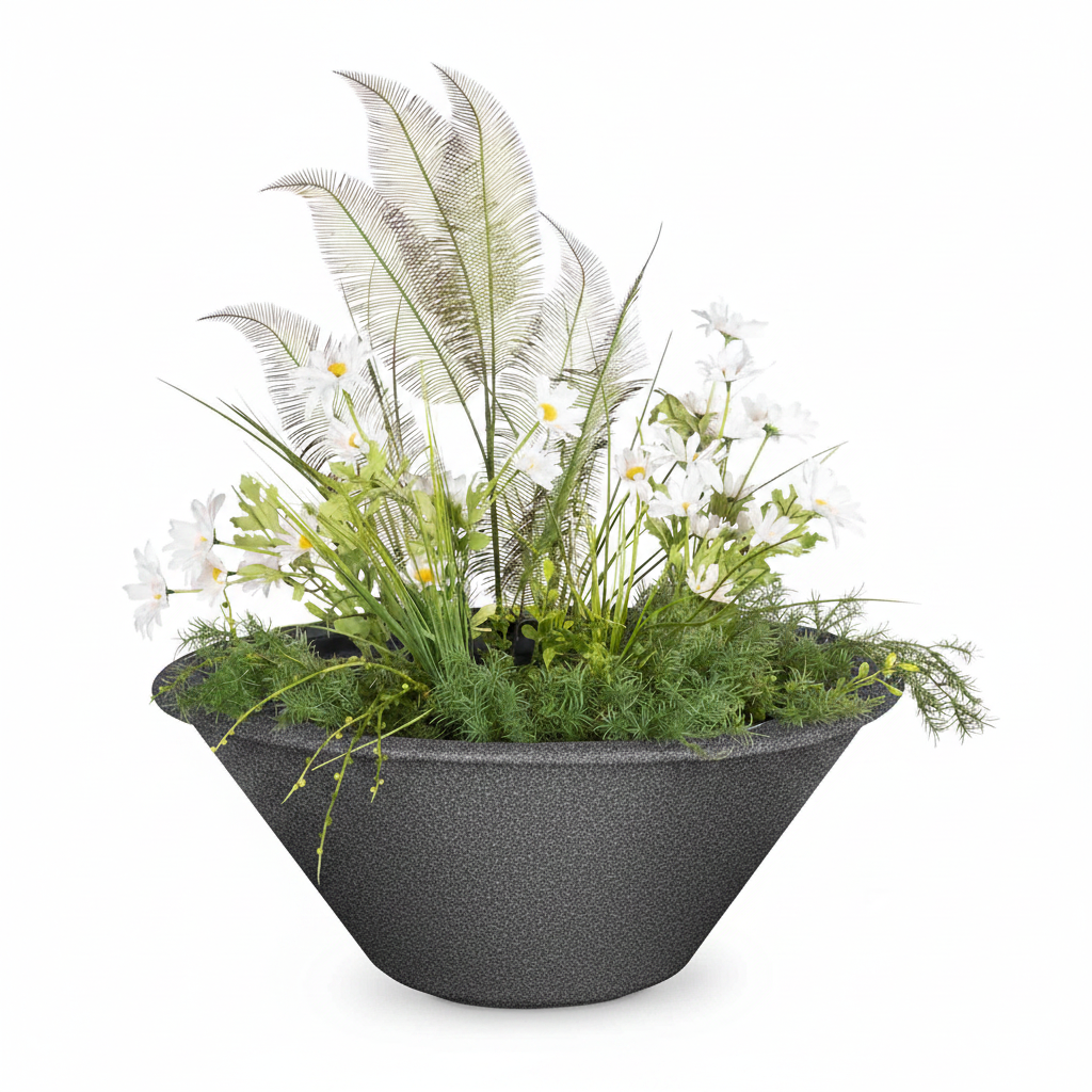 Cazo Planter Bowl - Rock Gray