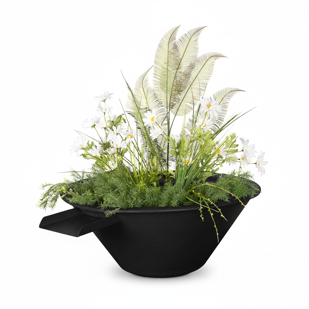 Cazo Planter - Matte Black