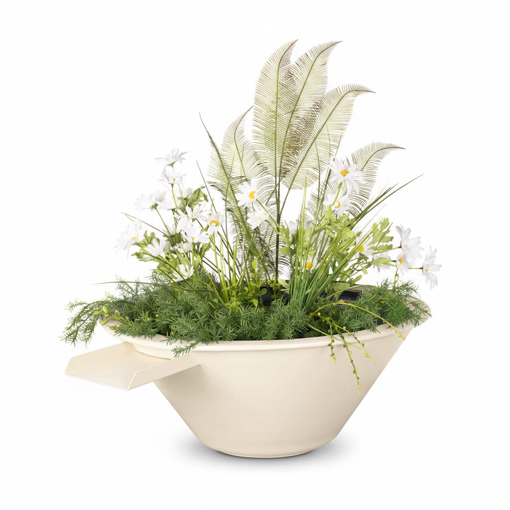 Cazo Planter - Soft White