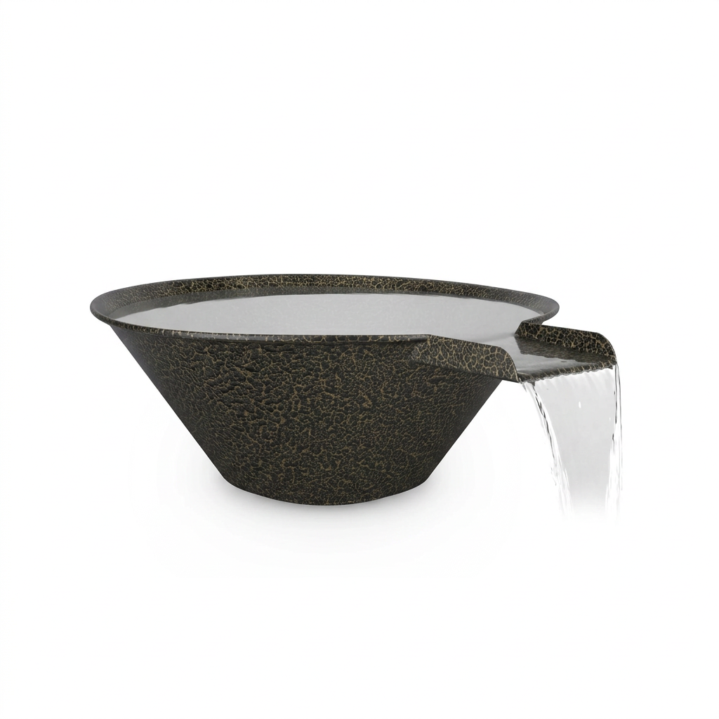 Cazo water bowl in Gold Vein