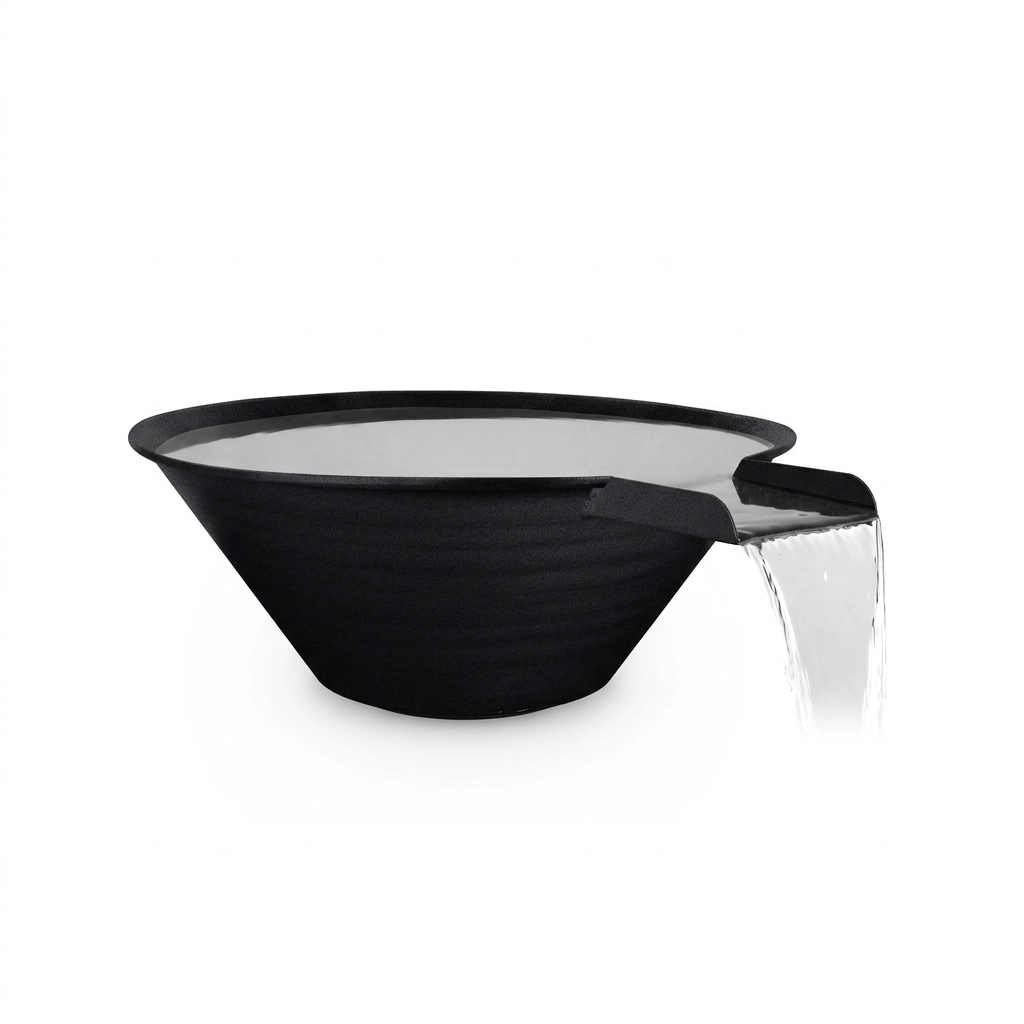 Cazo water bowl in Onyx Black