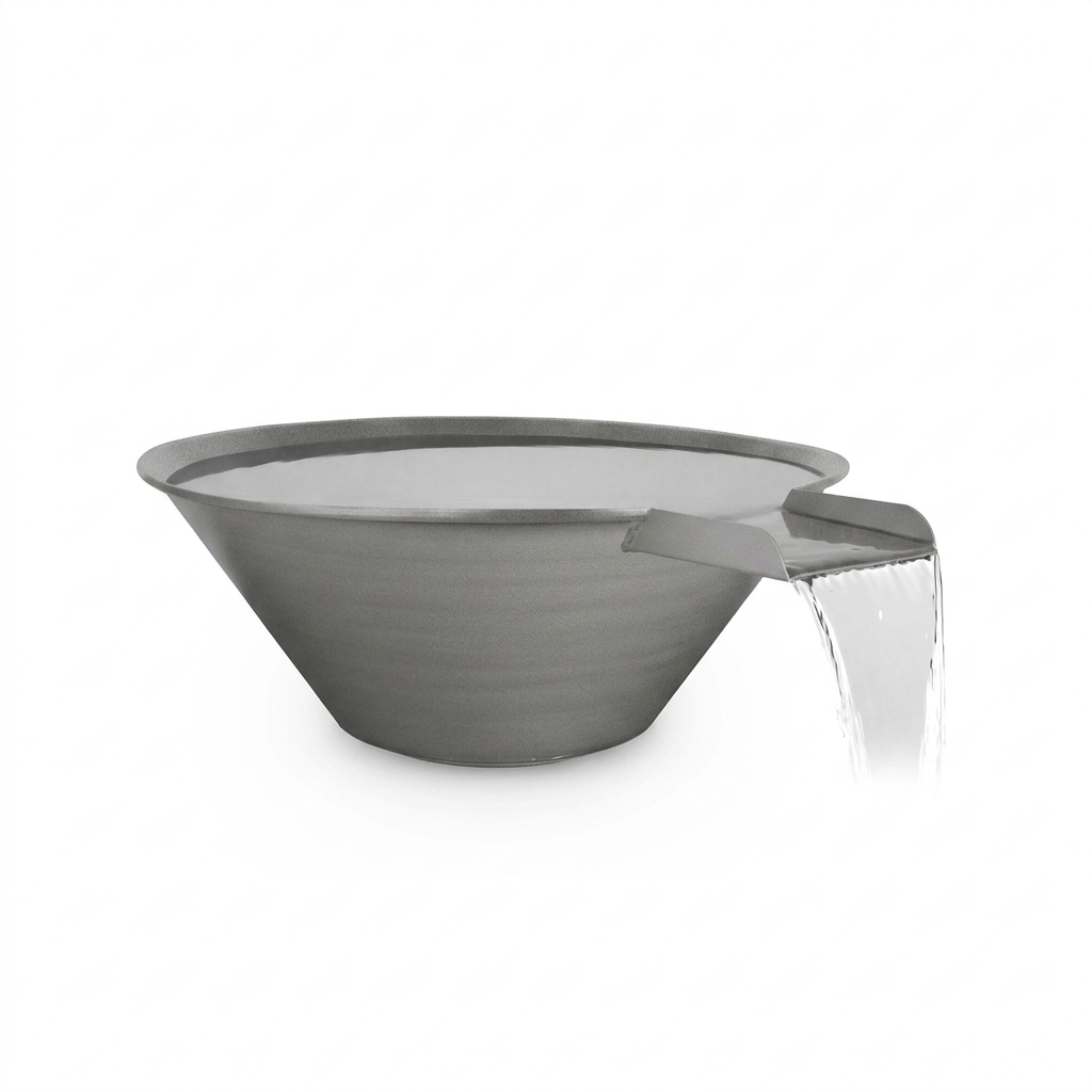 Cazo water bowl in Pewter