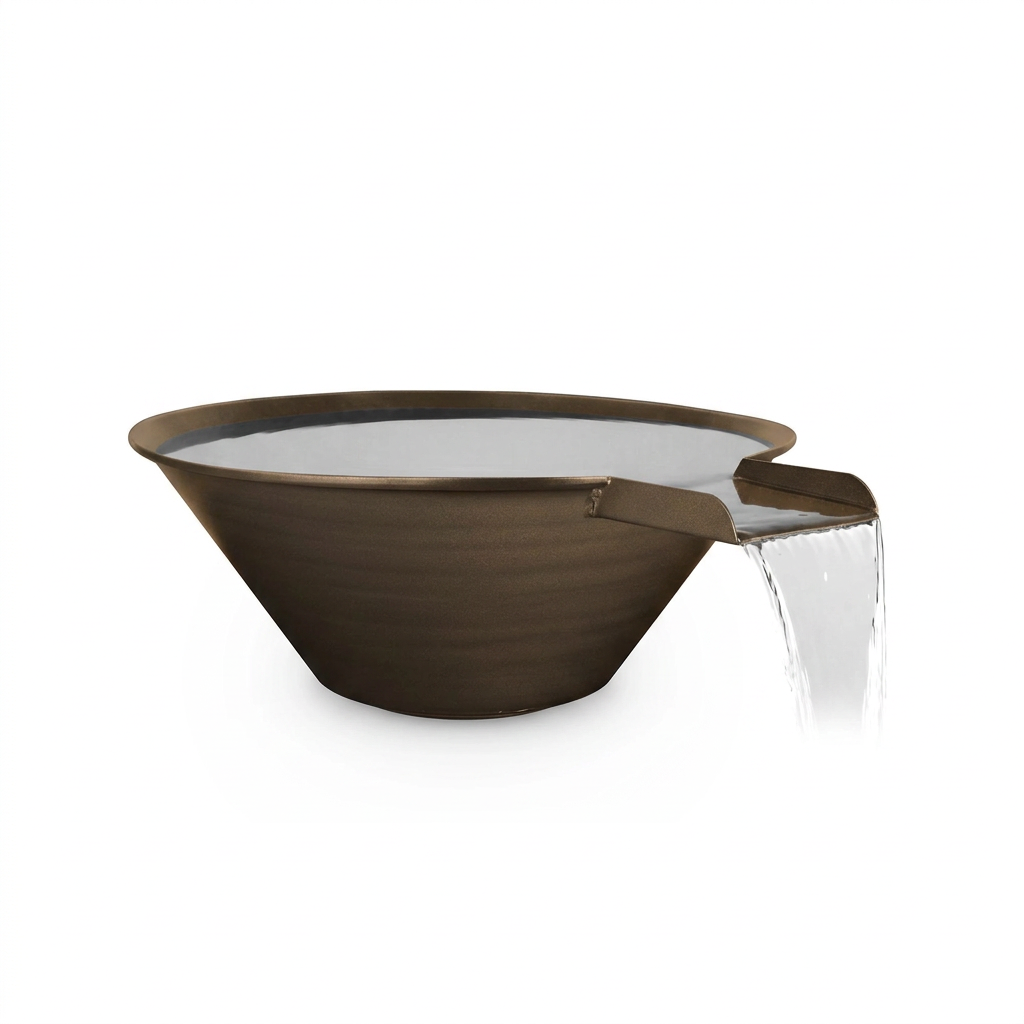 Cazo water bowl in Trophy Bronze