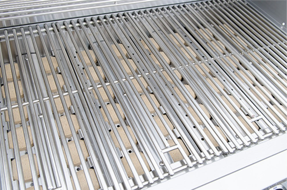 Kokomo 5 Burner 40 Inch Cart Model BBQ Grill With Locking Casters 304 Stainless Steel | KO-BAK5BG+KO-BAK5BGC