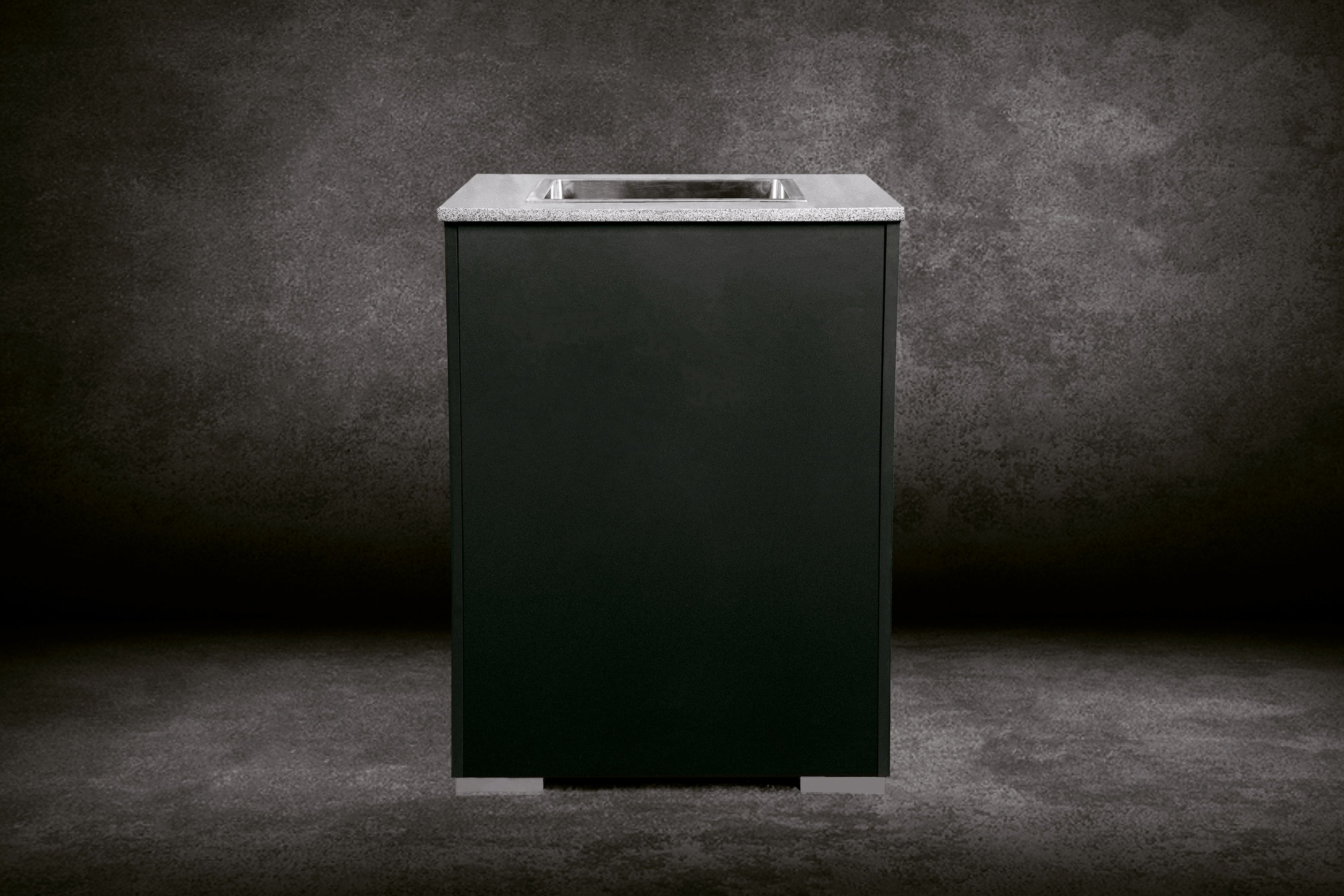 Grillandia Corner Unit with Ice Bucket Outdoor Kitchen Module – Granite Prep & Drink Station