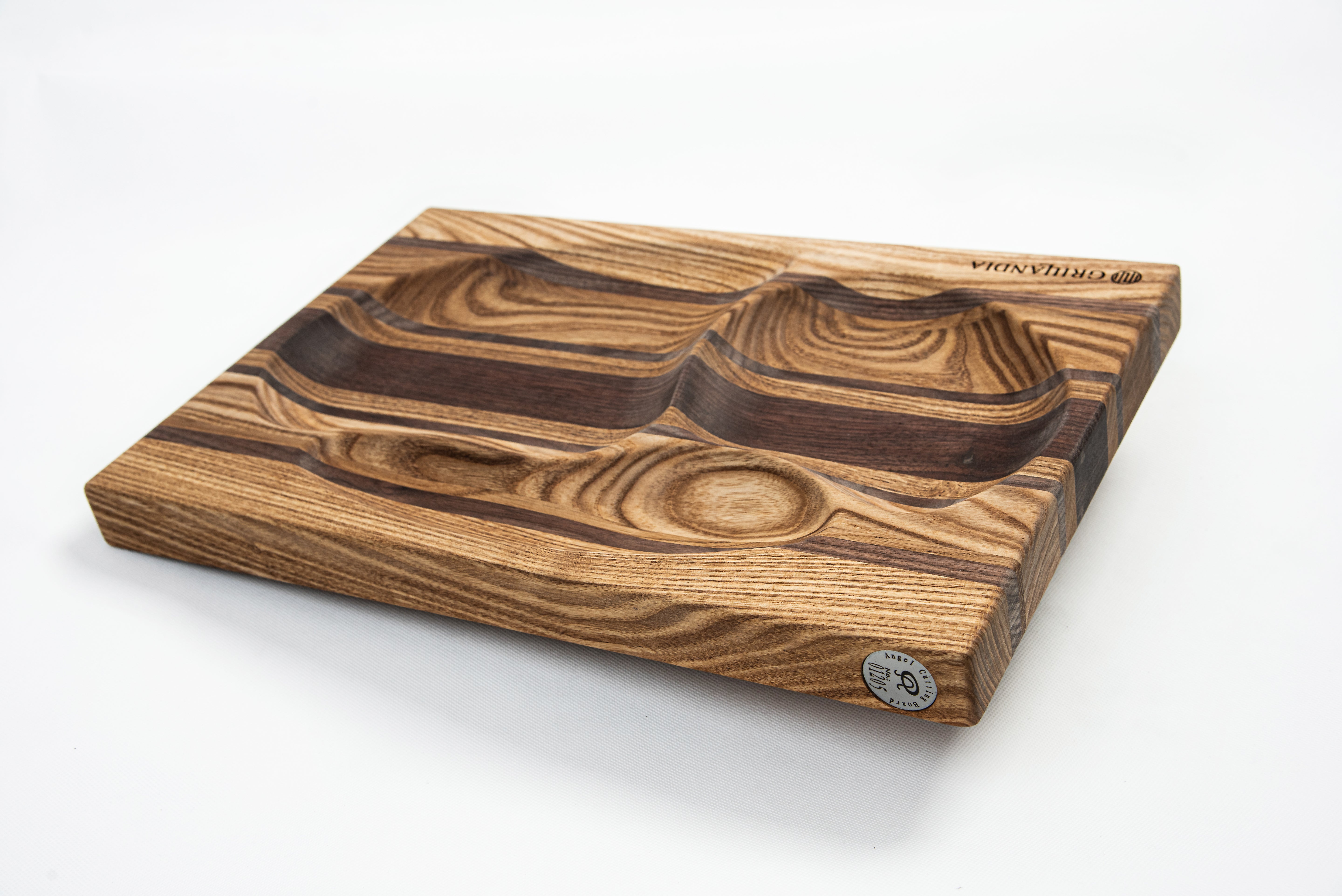Grillandia Cutting Board & Serving Tray Outdoor Kitchen Accessory — Dual-Function Prep Surface